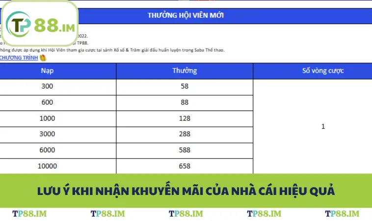 Lưu ý khi nhận khuyến mãi của nhà cái hiệu quả